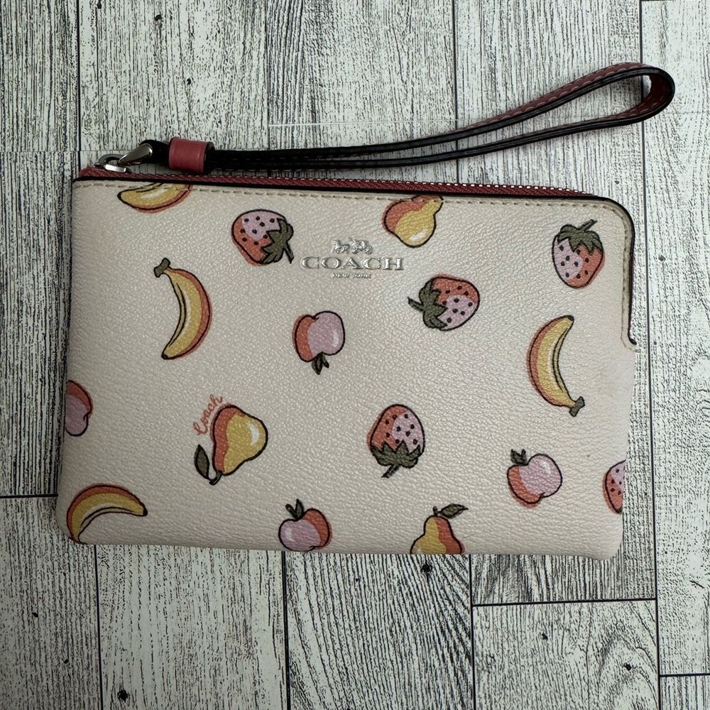 Coach Fruit Wristlet NWOT